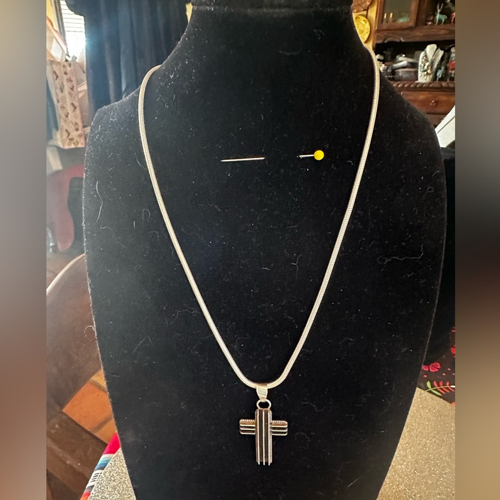 Amazing Native Made Cross & Cable Style Chain